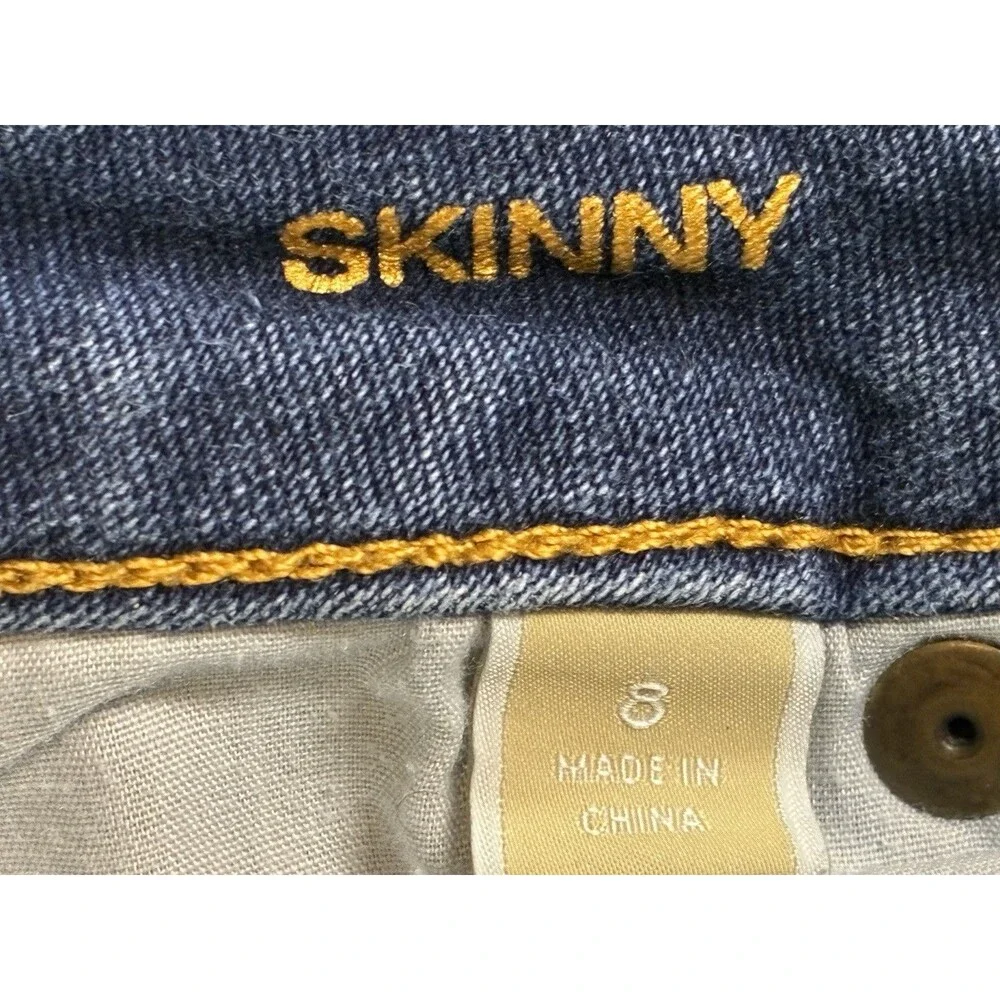 Michael Kors Skinny Crop Jeans Women’s Size 8 Dark Wash Stretch Denim Cropped